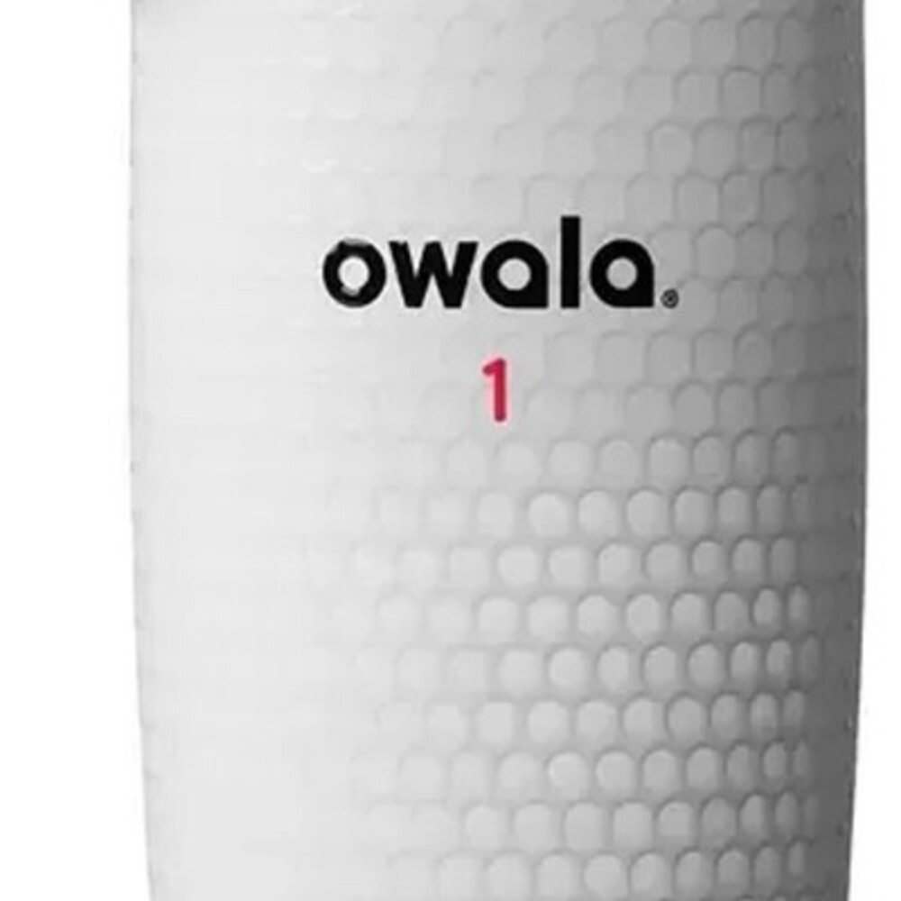 Owala FreeSip Insulated Stainless Steel Water Bottle 24oz - Dimpled White/Black